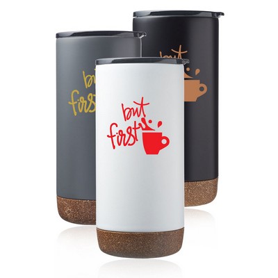 16 oz. Cork Bottom Travel Tumblers