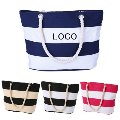 Cotton-Polyester Canvas Tote