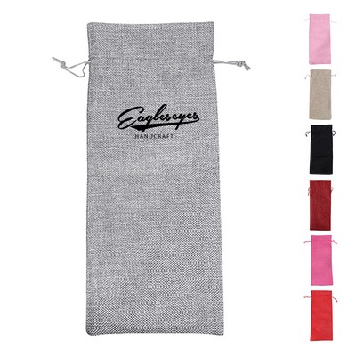 MOQ50 Burlap Wine Bottle Bag