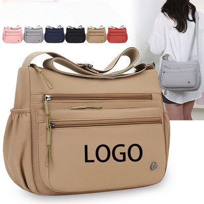 Women's Oxford Crossbody Bag - Large Capacity Lightweight