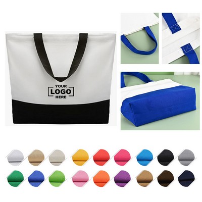 Full Color Variousizable Canvas Tote Bag Reticule