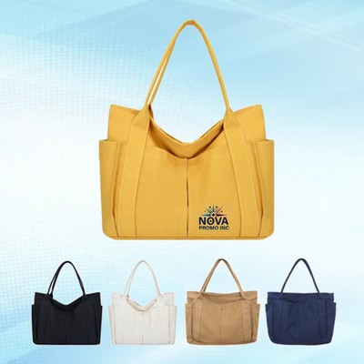 Sturdy Canvas Shopping Tote with Reinforced Handles and a Roomy Interior for Grocery Shopping