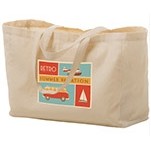Custom Printed Cotton Canvas Tote Bag (16"x6"x12")