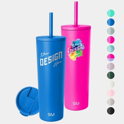 28 oz Simple Modern® Stainless Steel Double-Walled Insulated Classic Tumbler w/ Straw Lid