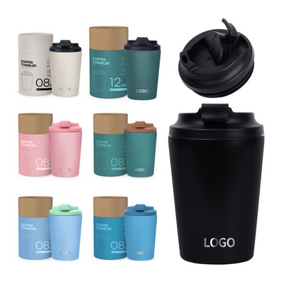 12oz Double Wall Vacuum Insulated Stainless Steel Coffee Cup