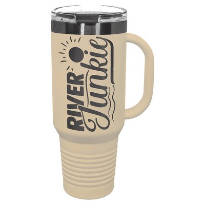 Polar Camel 40 oz. ION Plated Travel Mug w/Straw