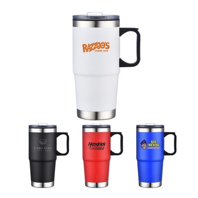 24 Oz. Travel Mug w/Stainless Steel Bottom