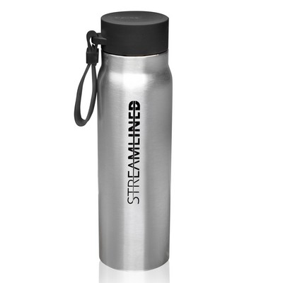 17 oz. Vacuum Insulated Water Bottles with Carrying Strap