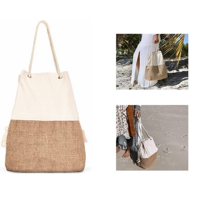16.5 x 4.5 x 17.5" Large Beach Bag