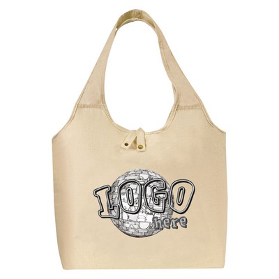 "eGreen" Roll up Canvas Tote Bag