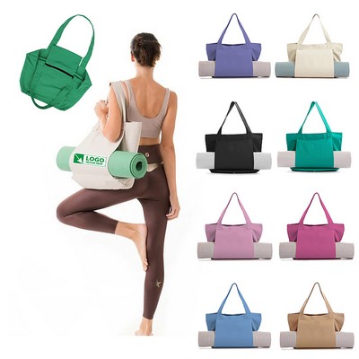 Canvas Yoga Bag with Yoga Mat Carrier