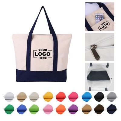 Full Color Variousizable Canvas Tote Bag Carrier Reticule