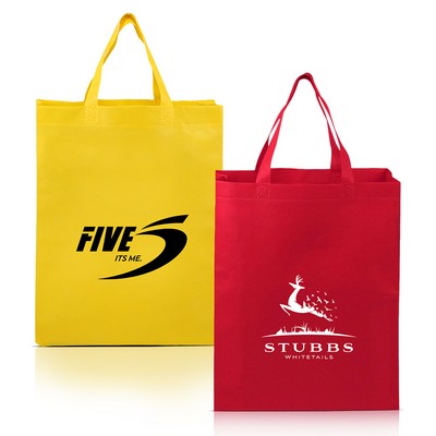 Heat Sealed Non Woven Tote Bag (12" X 15" X 4")