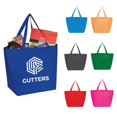 Lightweight Non-Woven Grocery Tote Bag