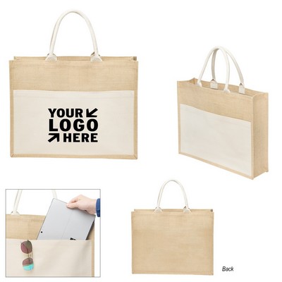 Julia Jute Tote Bag