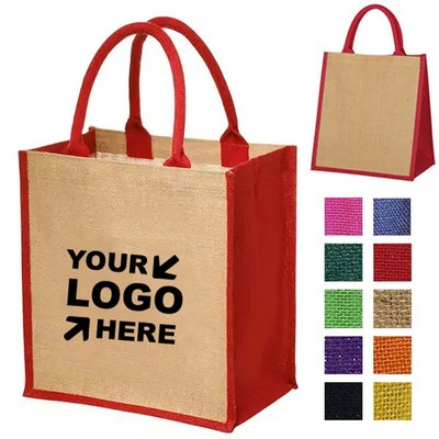 Escape Medium Jute Tote Bags